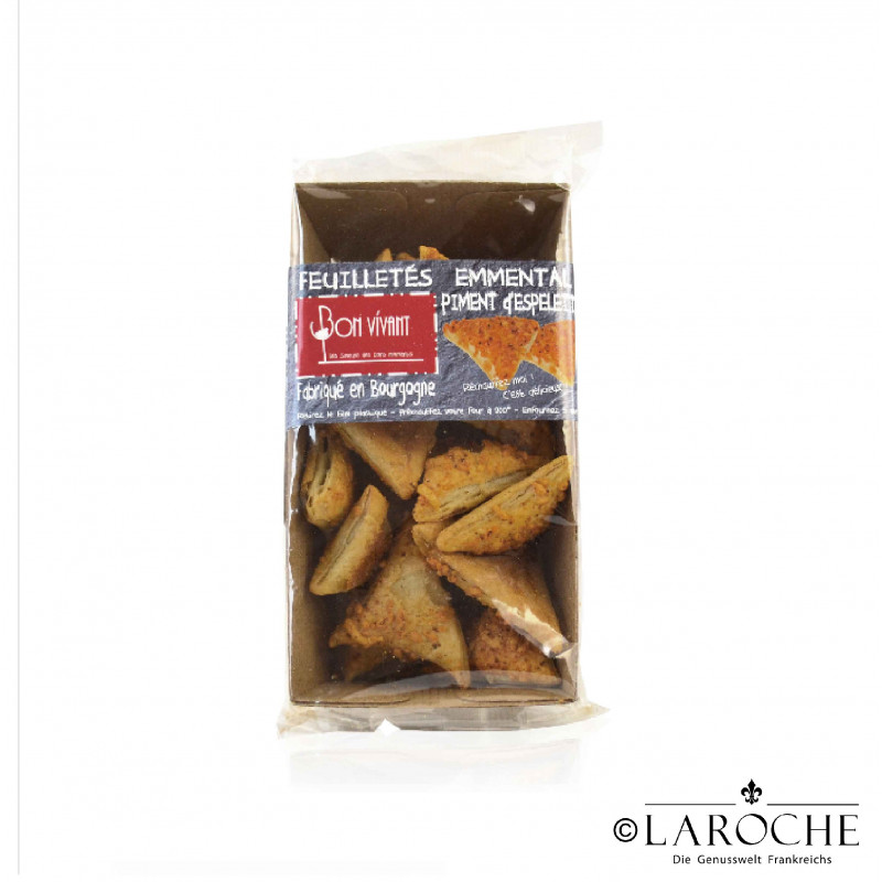 Bon Vivant, Feuilletés Emmental piment d'Espelette