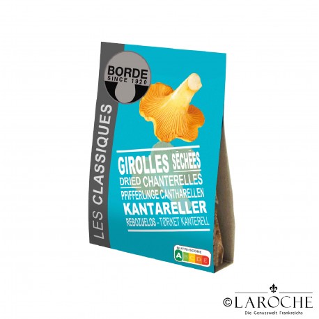 Borde, getrocknete Pfifferline