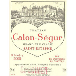 Château Calon Ségur 2023, Saint Estèphe 3° Grand Cru Classé - Parker 94-96