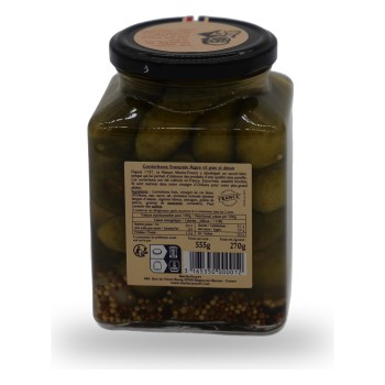 Martin-Pouret, Extrafrische Essiggurken aus Orléans feinscharf - 270g