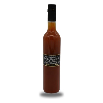 Popol, Vinaigre à la pulpe de poivron rouge et de tomate au piment d'Espelette (AOP) - 50cl