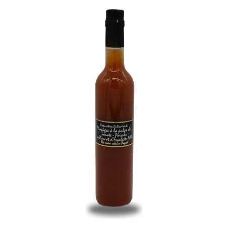 Popol, Vinegar with pulp of Red Pepper, Tomato and Chilli from Espelette (AOP) - 50cl