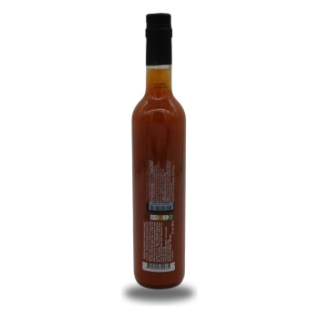 Popol, Vinaigre à la pulpe de poivron rouge et de tomate au piment d'Espelette (AOP) - 50cl