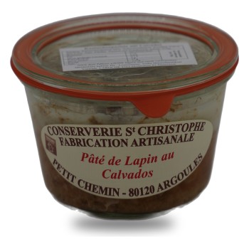 Conserverie Saint-Christophe, Pâté de lapin au Calvados - 270g