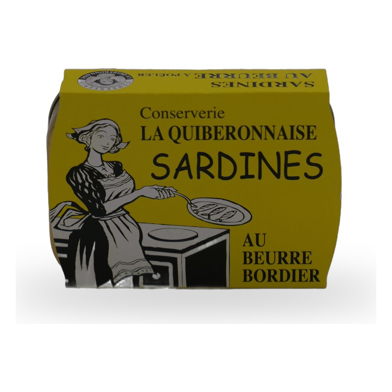 La Quiberonnaise, Sardines in Bordier butter (ready-to-fry) - 115g