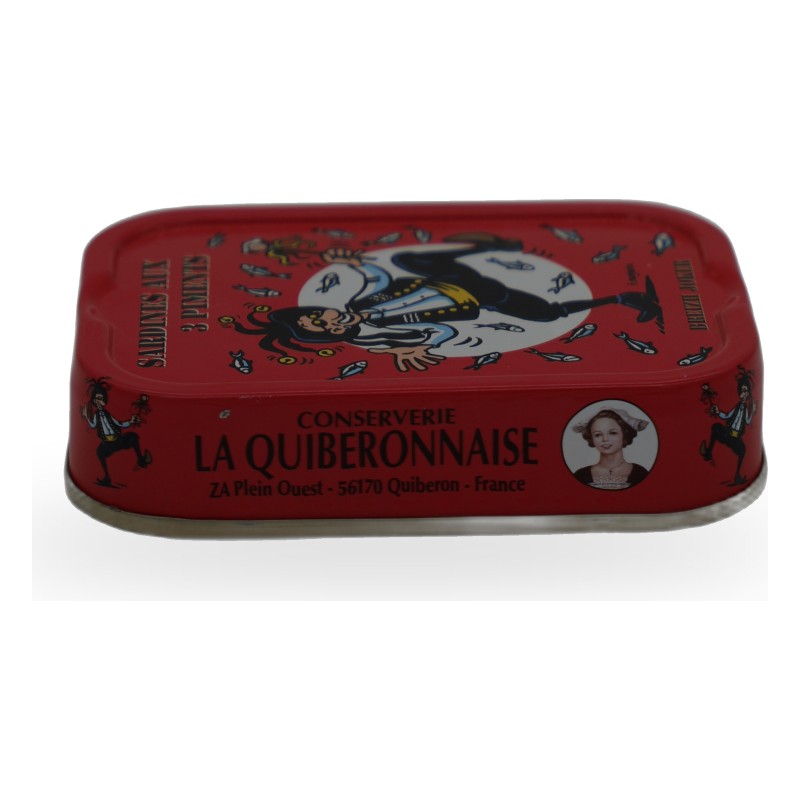 La Quiberonnaise, Sardines aux 3 piments - 115g