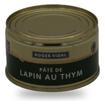 Roger Vidal, Kaninchenpastete mit Thymian - 125g