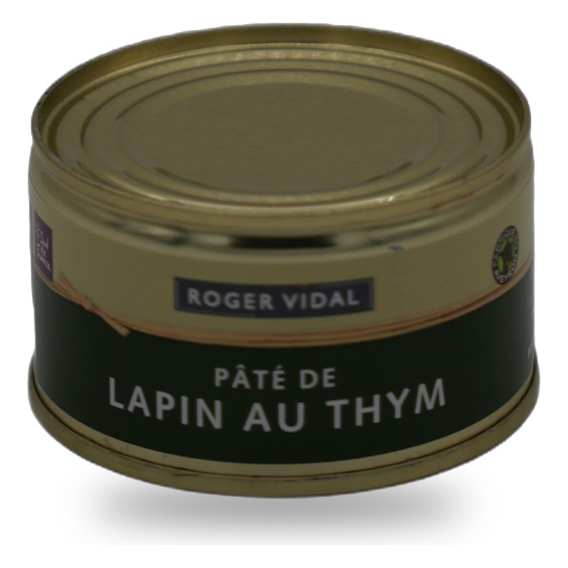 Roger Vidal, Kaninchenpastete mit Thymian - 125g
