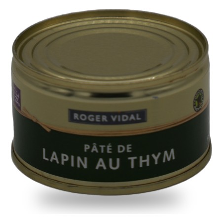 Roger Vidal, Rabbit Paté with thyme - 125g