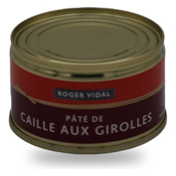 Roger Vidal, Wachtelpastete mit Pfifferlingen - 125g