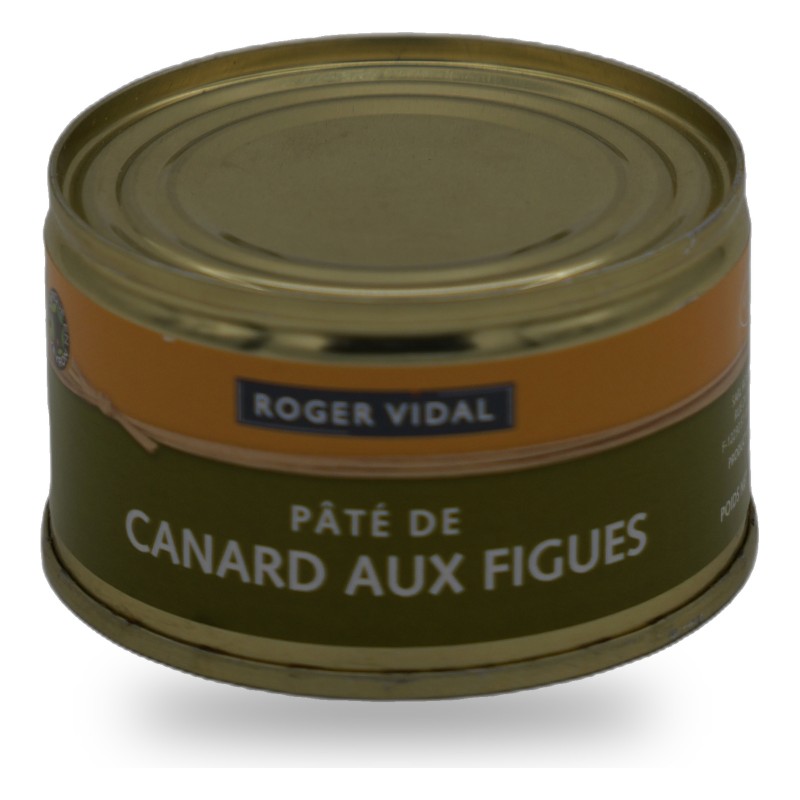 Roger Vidal, Paté de canard aux figues - 125g