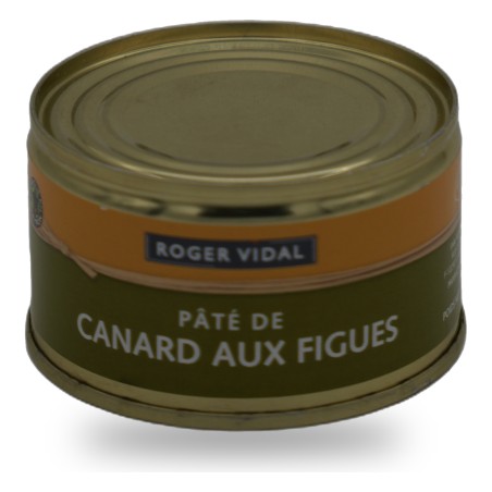 Roger Vidal, Paté de canard aux figues - 125g