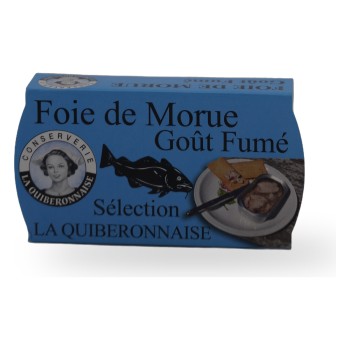 La Quiberonnaise, Cod liver with smoke flavour - 121g