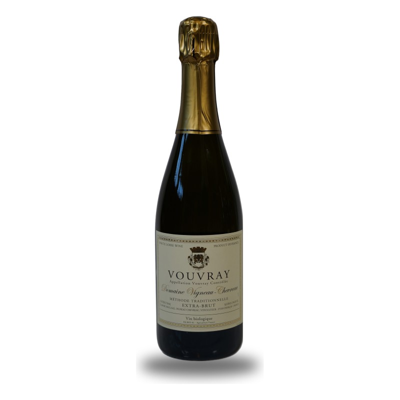 Domaine Vigneau Chevreau, Vouvray méthode traditionelle Extra Brut - BIO