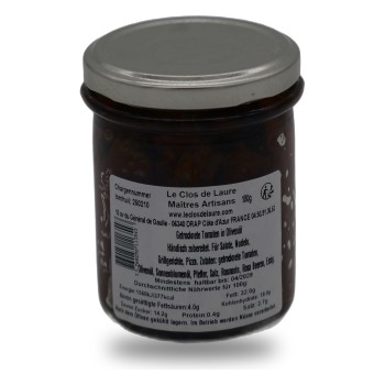 Le Clos de Laure, tomates séchées marinées à l'huile - 180g