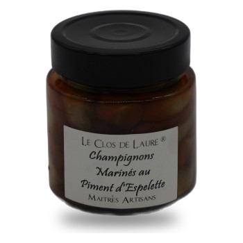 Le Clos de Laure, marinated champignons with Chili from Espelette - 270g