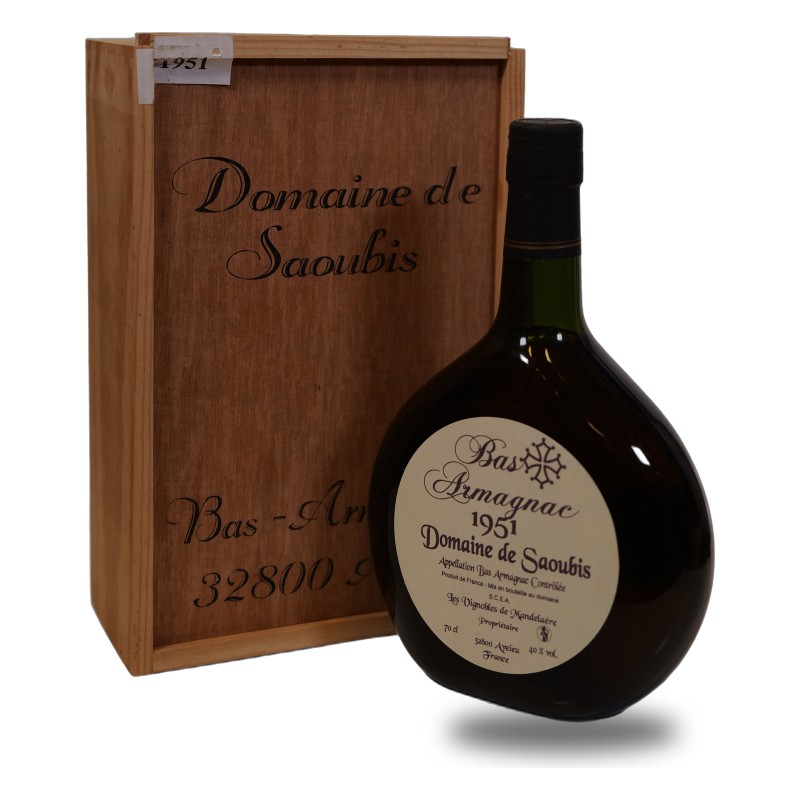 Domaine de Saoubis, Bas-Armaganac 1951 - 70cl