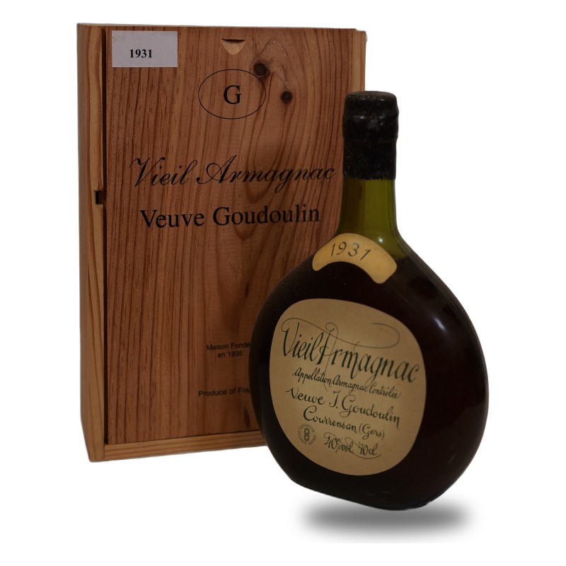 Veuve J. Goudoulin, Bas-Armaganac 1931 - 70cl
