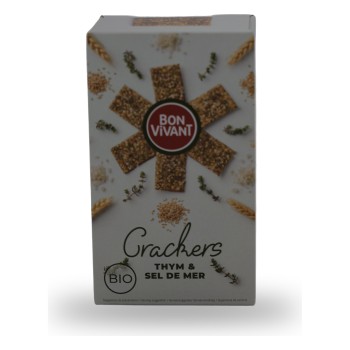 Bon Vivant, BIO-Crackers - Thymian & Meersalz - 90g