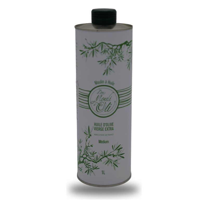 Lou Mouli d'Oli, Huile d'olive vierge extra Medium - 1L