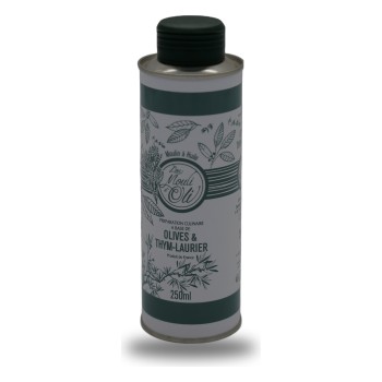 Lou Mouli d'Oli, Olivenöl mit Thymian und Lorbeer - 25cl