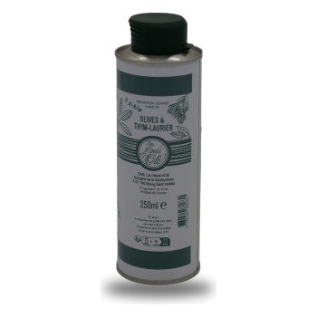 Lou Mouli d'Oli, Olivenöl mit Thymian und Lorbeer - 25cl