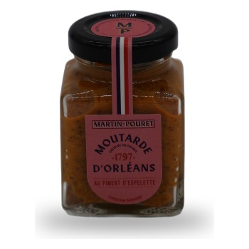 Martin-Pouret, Moutarde au piment d'Espelette - 95g