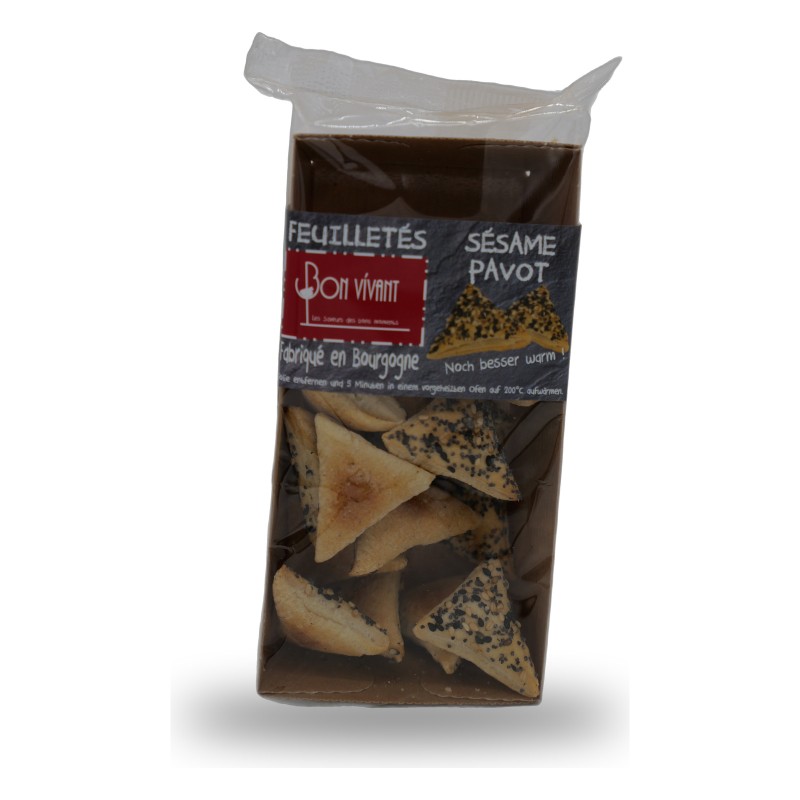 Bon Vivant, Sesame and poppy pasties - 60g