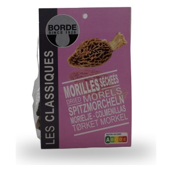 Borde, getrocknete Morcheln - Beutel, 20g