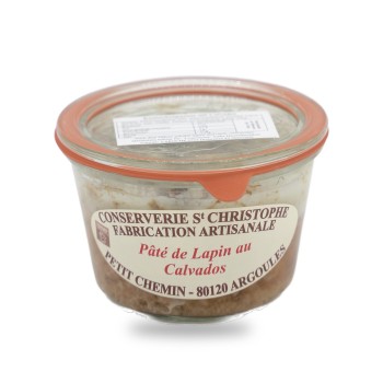 Conserverie Saint-Christophe, Kaninchenpastete mit Calvados - 270g