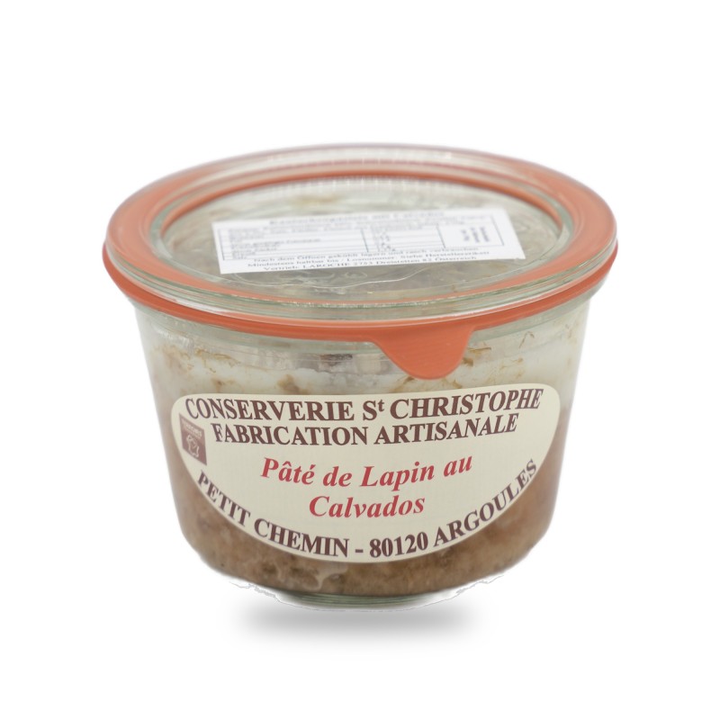 Conserverie Saint-Christophe, Kaninchenpastete mit Calvados - 270g