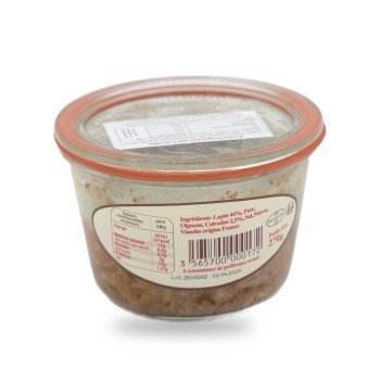 Conserverie Saint-Christophe, Kaninchenpastete mit Calvados - 270g