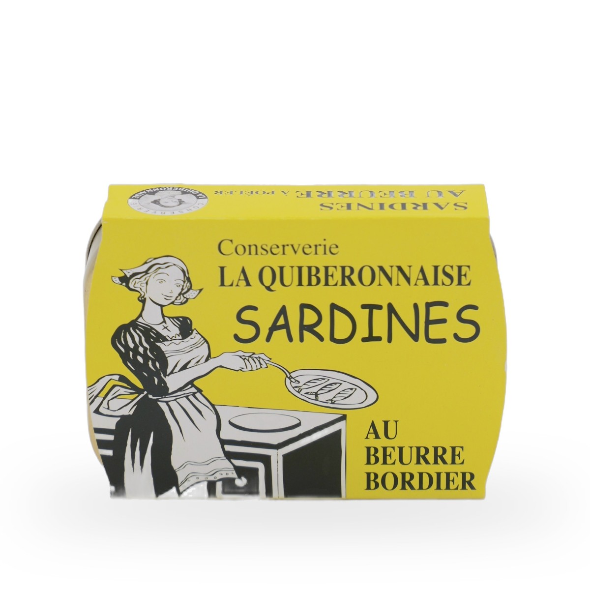 La Quiberonnaise, Sardinen in Bordier Butter (zum Anbraten) - 115g
