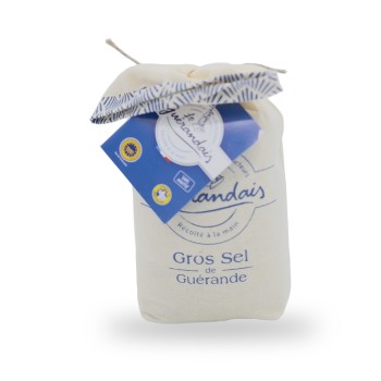 Le Guérandais, Grobes graues Meersalz (Kochsalz) aus Guérande - 750g