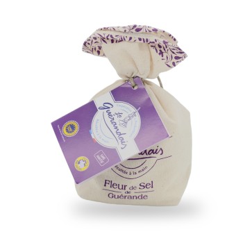 Le Guérandais, Fleur de Sel from Guérande - linen bag 250g