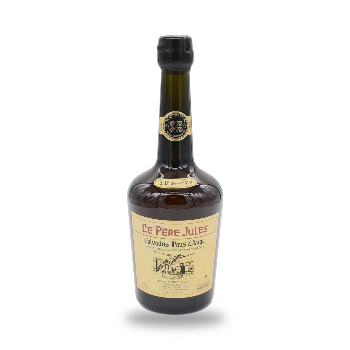 Le Père Jules, Calvados Pays d'Auge 10 ans - MAGNUM 1,5L