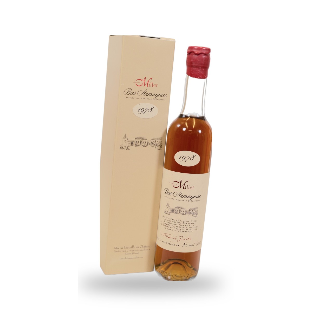 Château de Millet, Bas-Armagnac 1978 - 50cl