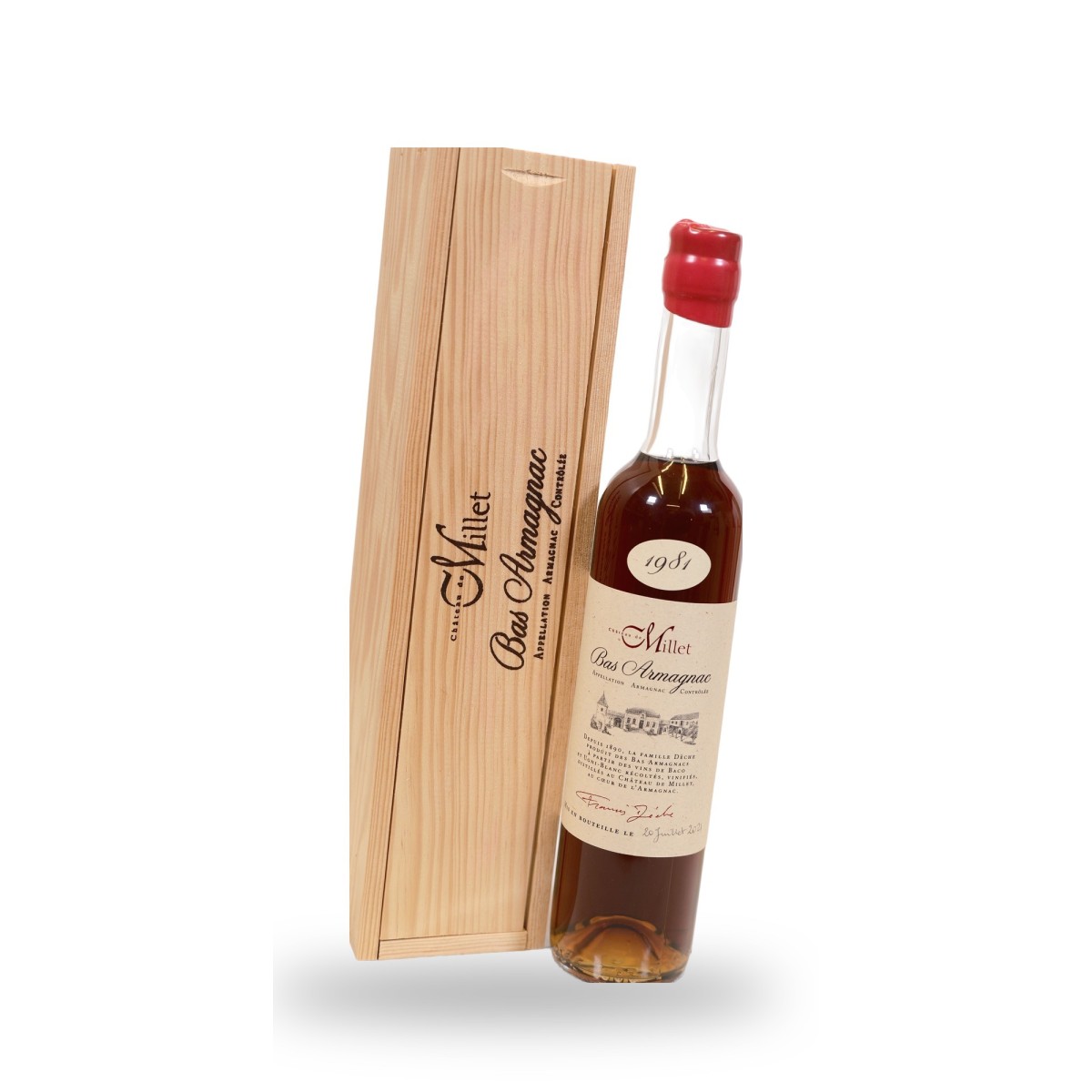Château de Millet, Bas-Armagnac 1981 - 50cl