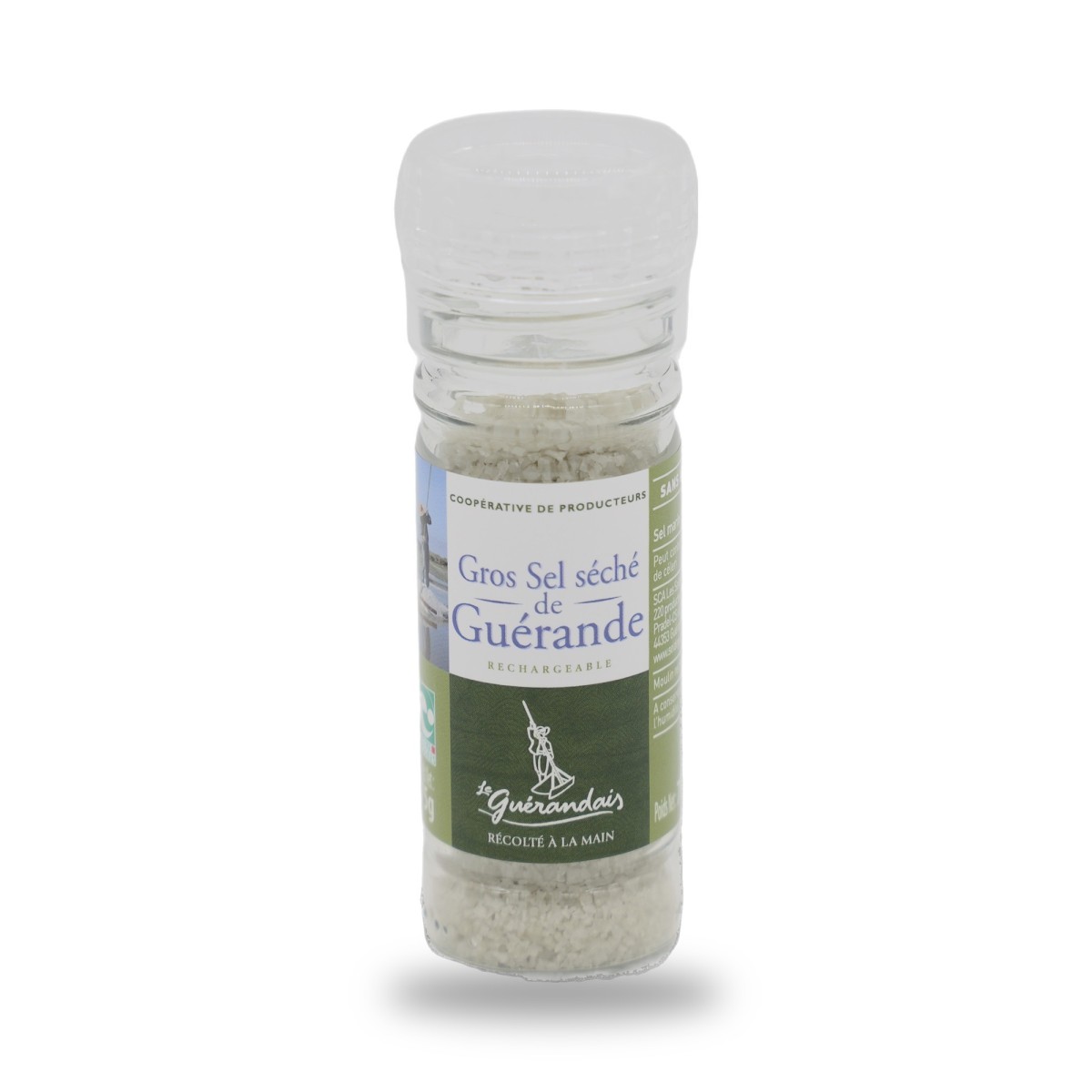Le Guérandais, Gros sel séché de Guérande IGP "Nature et Progrès" - 75g