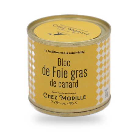 Chez Morille, Bloc de foie gras de canard - 90g