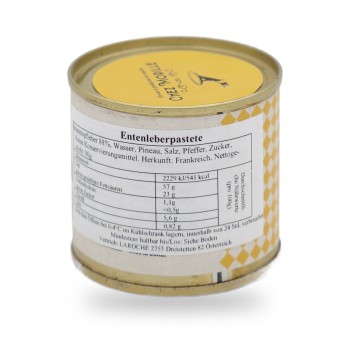 Chez Morille, Duck's liver pâté - 90g