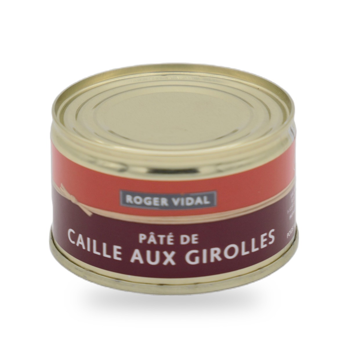 Roger Vidal, Quail paté with girolles - 125g