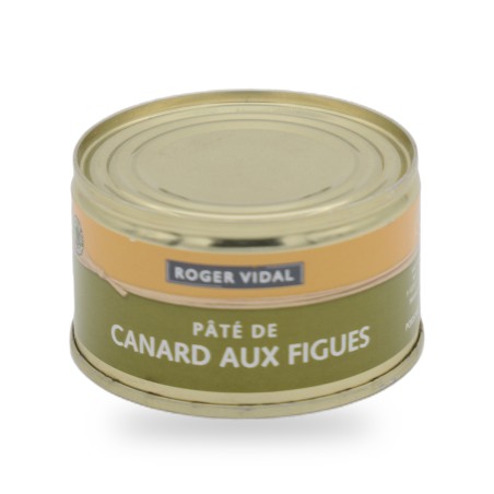 Roger Vidal, Paté de canard aux figues - 125g