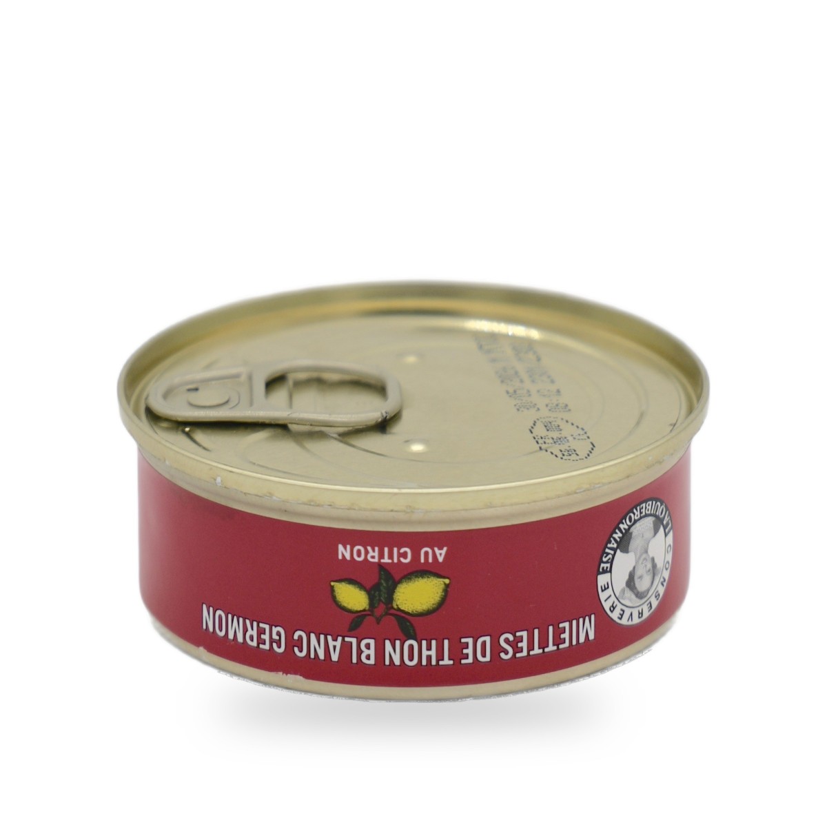 La Quiberonnaise, Miettes de thon blanc à l'huile d'olive et au citron - 80g