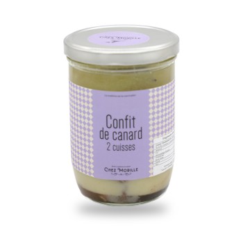 Chez Morille, Confit de canard - 2 cuisses - 400g