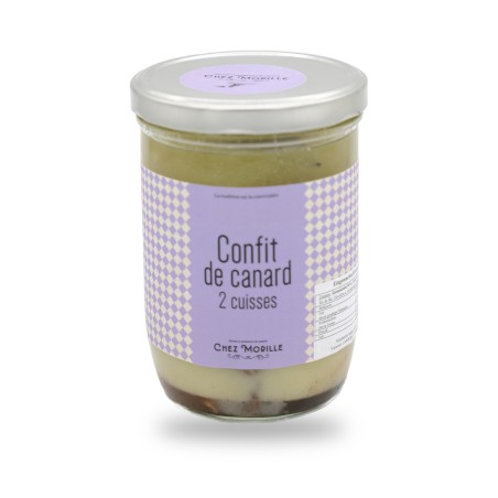 Chez Morille, Confit de canard - 2 cuisses - 400g
