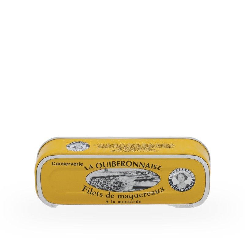 La Quiberonnaise, Mackerel fillets in mustard - 176g