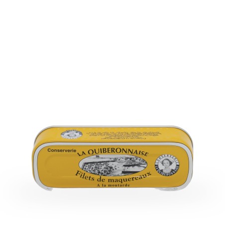 La Quiberonnaise, Mackerel fillets in mustard - 176g