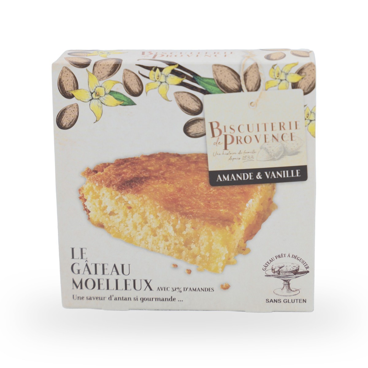 Biscuiterie de Provence, Almond & Vanilla cake - 240g