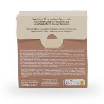 Guyaux, Kakaokonfekt mit Kakaobohnensplittern - 100g